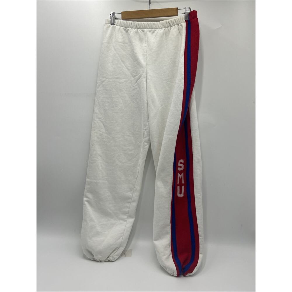 VINTAGE Brandon SMU Sweatpants Men’s Size LARGE White MADE IN USA